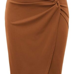 Burnt orange pencil skirt 2X NWT